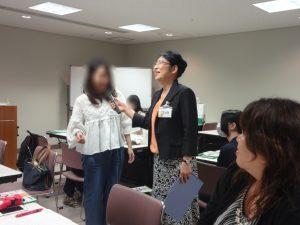 製造業全女性社員研修「タイプ別コミュニケーション」(伝国の杜/米沢市)_DSC02635