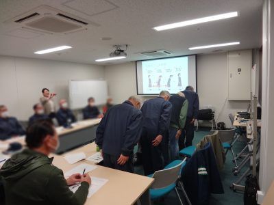 仙台で警備業の皆さんのビジネスマナーとクレーム応対研修の講師を務めました（宮城県仙台市）_fx_DSC04370