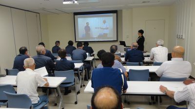 仙台で警備業の皆さんのビジネスマナーとクレーム応対研修の講師を務めました（宮城県仙台市）_DSC00041