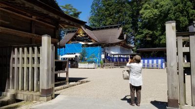 外装工事中の大崎八幡宮_20200820_105220