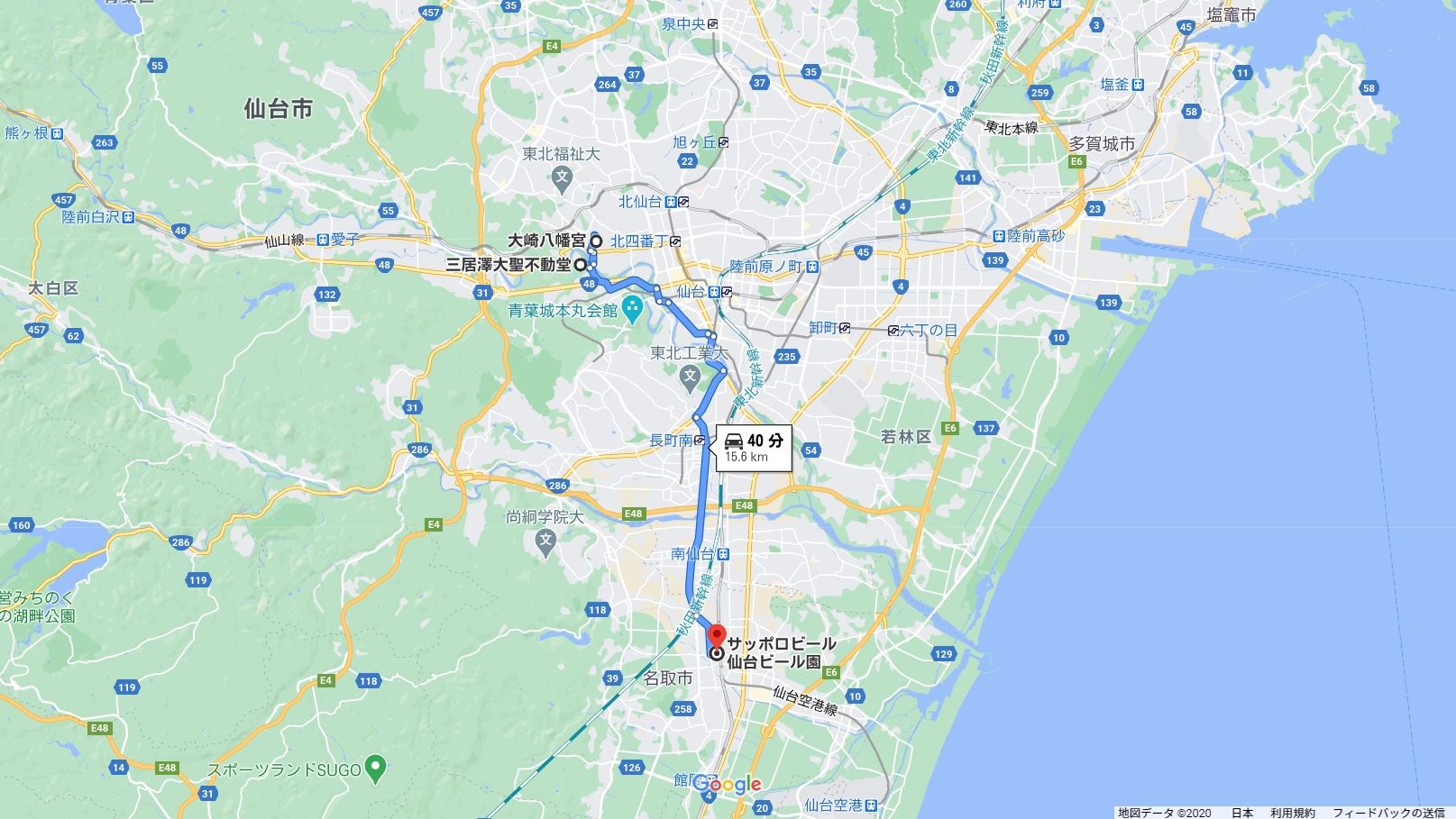 大崎八幡宮、三居沢、サッポロビール園ビオトープ、母のお供で写生会の候補地を下見(宮城県仙台市・名取市)_hachiman-sankyo-sapporo