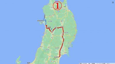 私のマイナーな旅（マイ旅）秋田でお仕事をした翌日は能代まで足を延ばしてお墓参り、知人とランチドライブ_trim1_2020-0919-18