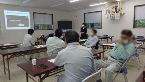 石灰製造業の役職者研修でインバスケット体験や目標設定研修の講師を務めました（岩手県一関市）_fx_w1280_DSC01897