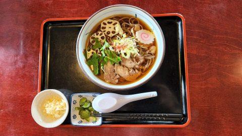 上山「福蔵」の冷たい肉そば_20220618_123434