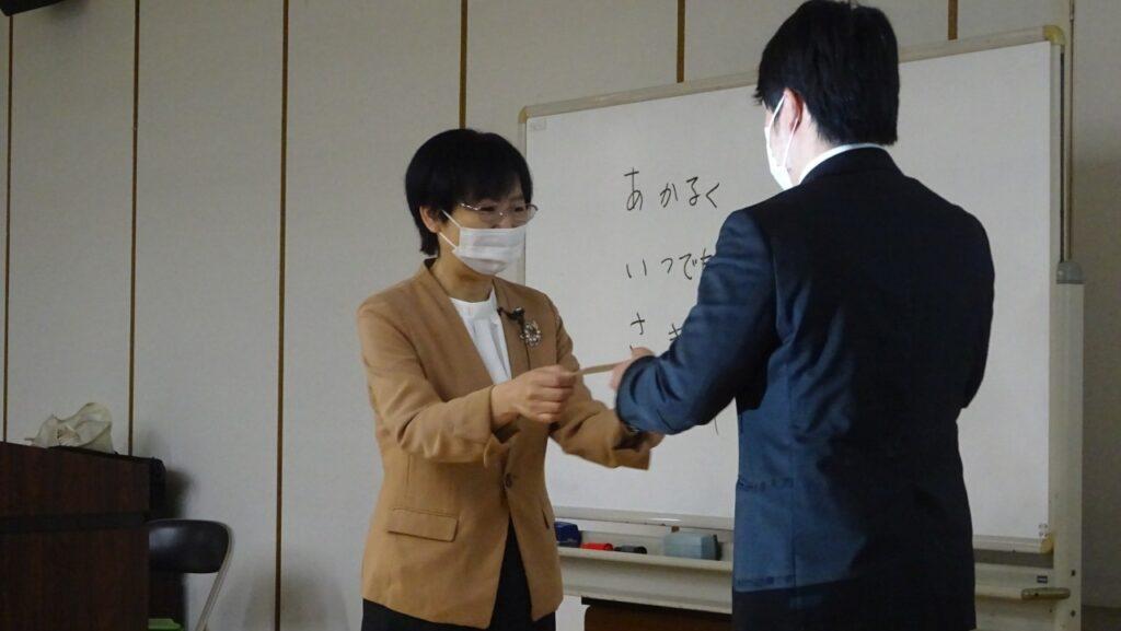 職業訓練法人様主催の合同新入社員研修会で接遇・ビジネスマナーの講師を務めました(岩手県一関市)_ff_w1280_DSC03338