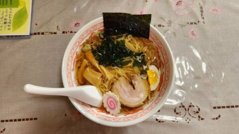 一心亭（南相馬市）の「ラーメン」650円_w1280_20240203_114811
