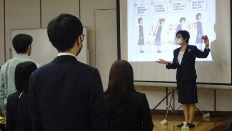 （2024）職業訓練法人様主催の合同新入社員研修会で接遇・ビジネスマナーの講師を務めました（岩手県一関市）_w1280_DSC04621