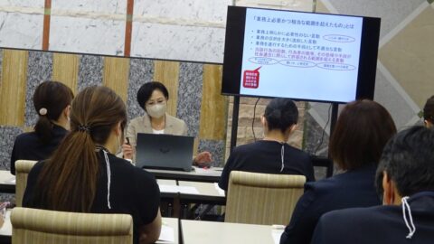 健診クリニック様でハラスメント防止研修の講師を務めました（宮城県仙台市）_w1280_DSC04784