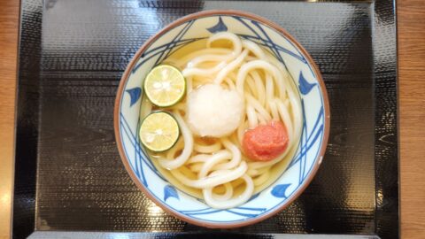 丸亀製麺南仙台店の「すだちおろし冷かけ＋明太子」w1280_20250925_122840