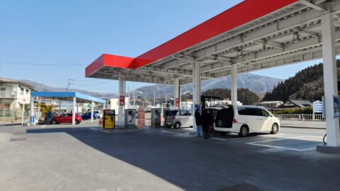 2026.3.18（行き） 今回もオカモトセルフ大船渡インターで給油_w1280_20260318_103409