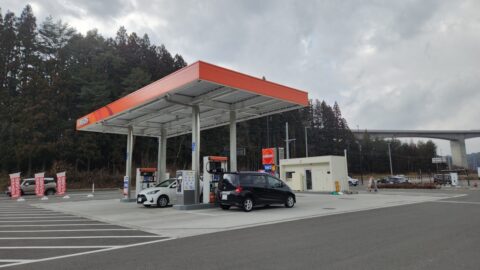 2026.3.19（帰り）ENEOS 道の駅いわて北三陸セルフSSで給油_w1280_20260319_141313