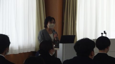 医療機関様の新入職員様向け「ハラスメント防止／カスハラ対策研修」で講師を務めました（山形県上山市）w1280_DSC07426